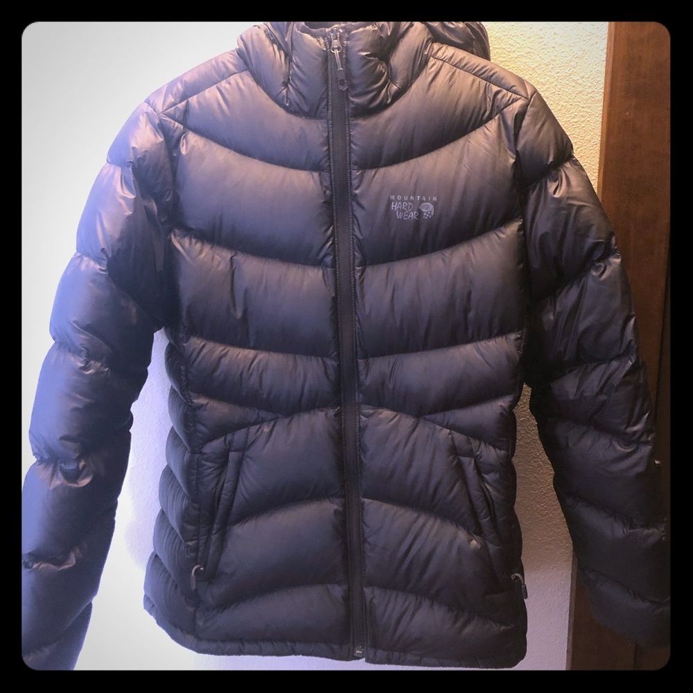 Mountain hardware down puffer jacket, hooded
